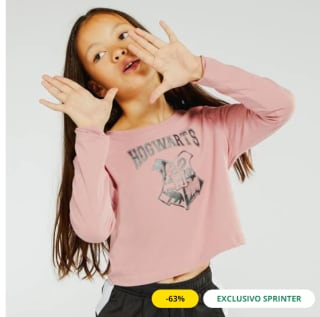 Camiseta manga larga Harry potter por 2,99€