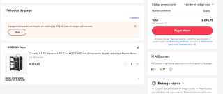 Creality K1 SE Impresora 3D CoreXY DIY 600 mm/s por 294,95€