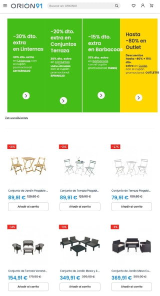 Hasta -35% en Esenciales de Primavera desde Orion91.