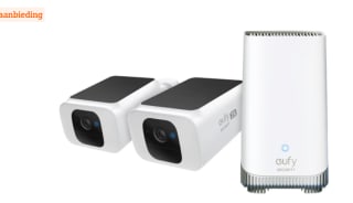 Eufy SoloCam S40 2K Draadloze Beveiligingscamera 2-pack + Homebase 3 voor €257 bij Coolblue