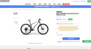 Bicicleta CARBONO 1x12 CORRATEC alemana grupo SRAM 11-50 por 999,99€