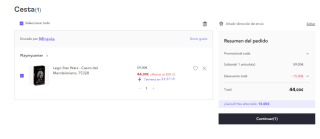 LEGO Star Wars Casco del Mandaloriano por 44€