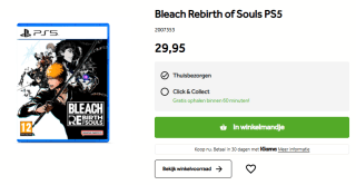 Bleach Rebirth of Souls voor €30 bij Intertoys