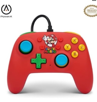 El mando con cable PowerA Nano para Nintendo Switch - Mario Medley por 12,99€
