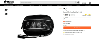 Marca Puma Bolso Core Style Cat X-Body por 12,99€