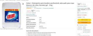Detergente Colon XXL 9kg por 10.53€