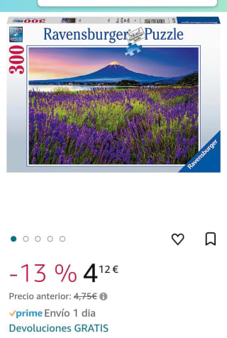 Ravensburger - Puzzle 300 Piezas, Monte Fuji por 4,12€.
