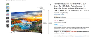 Haier Direct LED Full HD H32K702FG por 140€