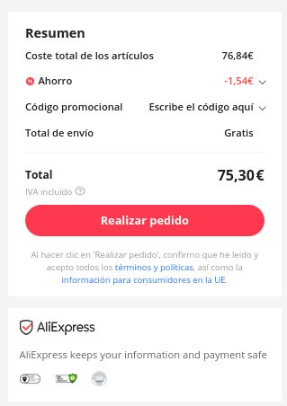 Proyector inteligente HY300 4K para cine en casa por 75,30€