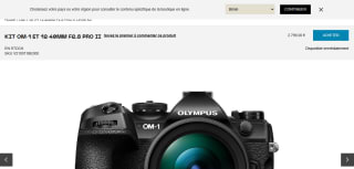 Appareil Photo Olympus Kit OM‑1 et 12‑40mm F2.8 PRO II à 2.799€