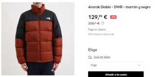 Anorak de Hombre The North Face Diablo - DWR por 129.99€