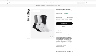 Nike Everyday Plus Lightweight Calcetines Mujer por 8,99€