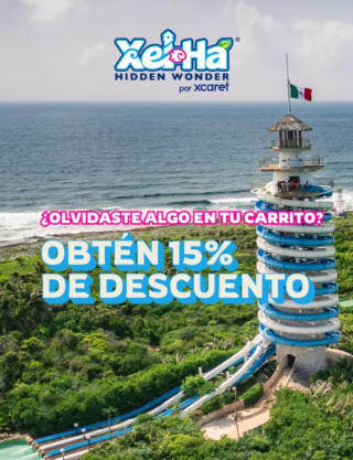 Cupón 15% de descuento en Boletos Grupo Xcaret
