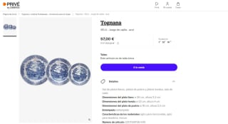 Juego de platos para 6 personas, 18 piezas Tognana Old England por 57€