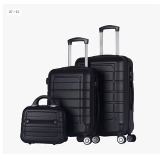 Juego de 3 Maletas Trolley de Cabina ABS Semirigidas por 37.19€