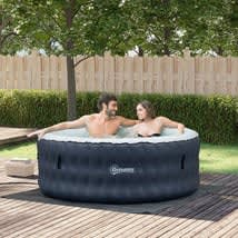 Spa Hinchable 4-6 Personas 950L 108 Chorros de masaje Calefacción Ø195x68cm por 319,50€