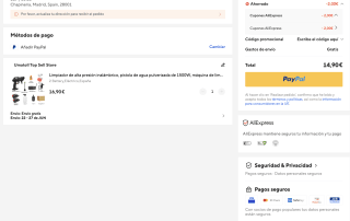 Pistola de agua Inalámbrica pulverizada 1500W con 2 baterías por solo 14,90€