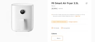 Freidora Mi Smart Air Fryer 3.5L por 35,99€