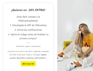 -20% de descuento Yelowshop