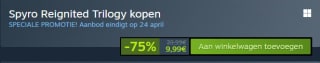 Spyro™ Reignited Trilogy voor €9,99 bij Steam