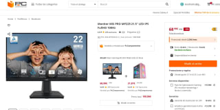 Monitor MSI PRO MP225 écran plat de PC 54,6 cm (21.5") por 68,99€