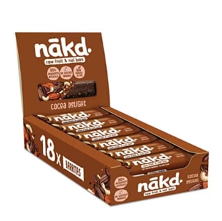 18 Barritas Nākd de Fruta y Frutos Secos 100% Ingredientes Naturales Sin Azúcar Añadido 35g por 12,52€