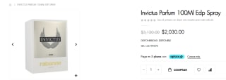 Perfume Invictus Parfum 100ml EDP por $2,030 en Ufra