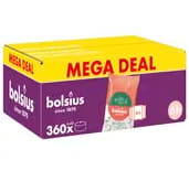 1+ 1 Gratis op Bolsius Theelichten 360 stuks, 6 x 60 stuks bij Kruidvat