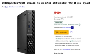 Dell OptiPlex 7020 mini pc voor €549 bij Bol