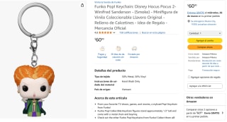 Funko Pop! Keychain Disney Hocus Pocus 2: Winifred Sanderson por $60 | Descuento Amazon