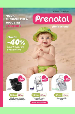 Hasta -40% Puericultura en Prenatal.