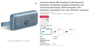 Anker - Soundcore Motion 300 Draadloze Speaker voor €59,99 bij Amazon