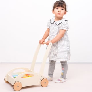 New Class ic Toys Baby Walker met houten bouwstenen voor €16,44 bij Bol.com