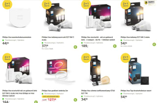2+1 gratis op Philips Hue bij Praxis