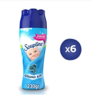 Pack de 6 Adoucissant Soupline Perles Grand Air 230g à 50,94€