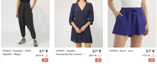 Chollazo ropa de la marca Oysho desde solo 0,99€