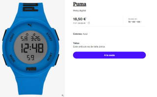 Reloj Digital Puma por 18.5€