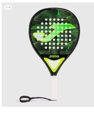Pala Joma Open Negro Verde Fluor por 27.7€ (Cuenta Nueva 16.62€)