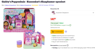 Gabby's Poppenhuis Deluxe Room cat's slaapkamer voor €18,80 bij Bol