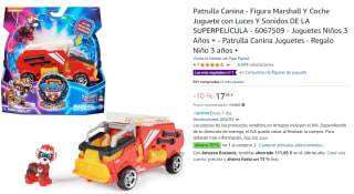2 Unidades de Patrulla Canina Figura y Coche Luces y Sonido por 23.39€