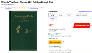 WinnieThePooh Classic Gift Edition Rough Cut Classic Gift Edition voor €12,99 bij Bol