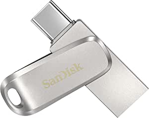 SanDisk Ultra Dual Drive Luxe 256GB Aluminium voor €16,24 bij Amazon
