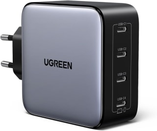UGREEN Nexode Cargador USB C de 100W con 4 Puertos USB-C por 35,27€