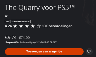 The Quarry voor €9,74 in de Playstation Store