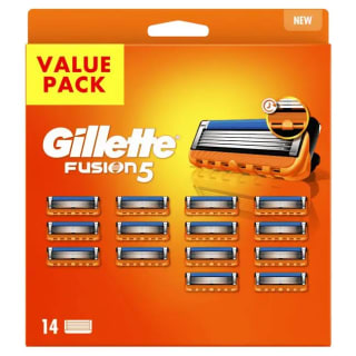 Gillette Fusion 5 - Cuchillas de afeitar para hombre + 14 cuchillas de repuesto por 19.57€