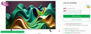 Hisense 55U69NQ 55 4K TV (2024) voor €397 bij EP