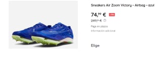 Zapatillas de Atletismo Nike Air Zoom Victory por 74.99€
