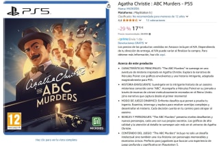 Juego para Ps5 Agatha Christie : ABC Murders por 17,10€