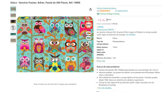 Puzzle buhos de 500 piezas marca educa por 7,64€