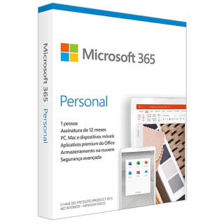 Pacote Microsoft 365 Personal com 1TB de armazenamento na Nuvem - 1 ano de assinatura por R$ 99
